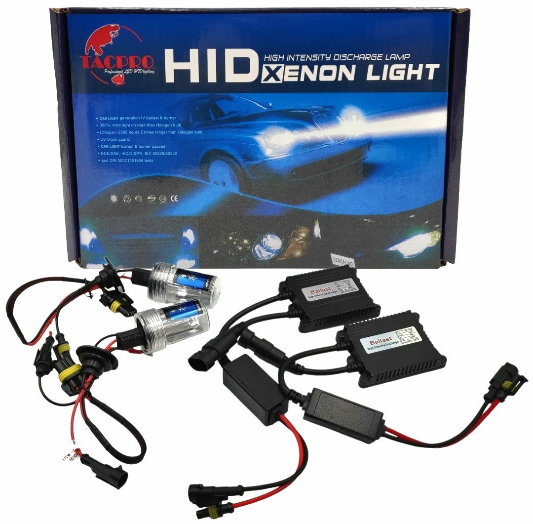 AKCE: HID XENONOVÁ SADA H7 6000K SLIM 12V, XENONY H7